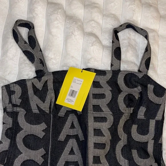 Marc Jacob’s signature black and grey denim halter top size 10 - Picture 4 of 7